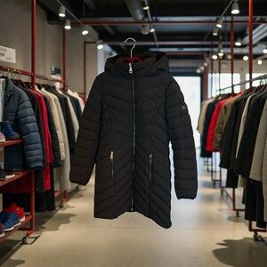 DKNY Quilted Black Puffer Jacket